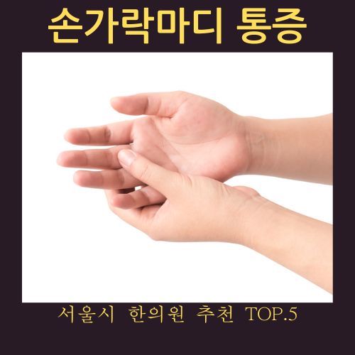 손가락마디 통증 서울시 한의원 추천 TOP.5